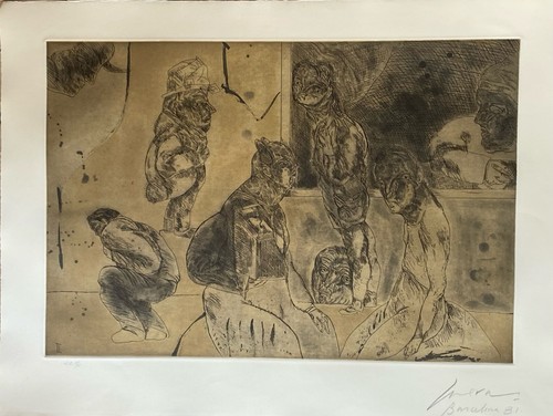 Gravure originale josé luis - gravure, originale,