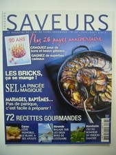 MAGAZINE SAVEURS N° 168 JUIN 2009 20 ANS NOS 20 PAGES ANNIVERSAIRE TRES BON ETAT