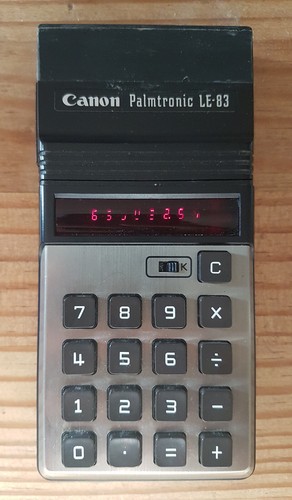 Canon palmtronic 83 - palmtronic, le-83