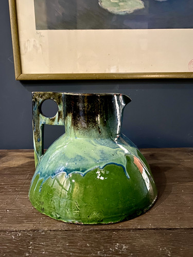 Céramique émaillé pichet - ,