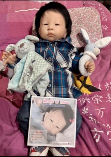 Reborn silicone baby doll - silicone,