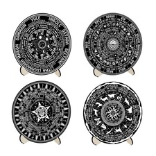 Planche de radiesthésie en