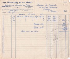 61 ORNE REMALARD, pêche, SPECIALITES PECHE 1939 peche