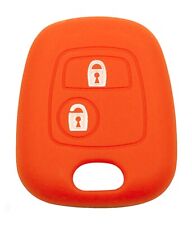 Housse Silicone pour Clé Peugeot 107 206 207 307 406 408 607 806 Expert Orange