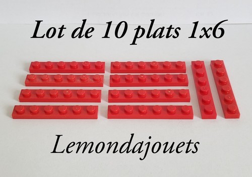 Lot lego 3666 rouge - 10,
