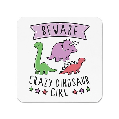 Attention fou dinosaure fille - fou,