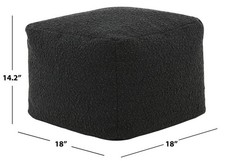 Safavieh samuels boucle pouf - safavieh,