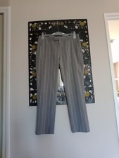 Pantalon Homme, Asos, Gris À Rayures, Taille W 32 / L 32 