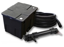 TTSunSun Kit Filtre 12000L avec 36W UV Clarificateur d'étang Tuyau 5m