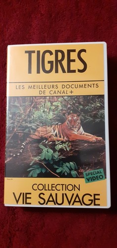 Cassette video vhs - cassette, tigres