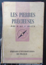 Les pierres précieuses - N. Metta - Que sais je ? PUF - Gemmologie diamant jais