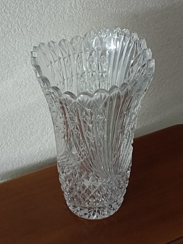 Vase cristal ciselé val - vase,