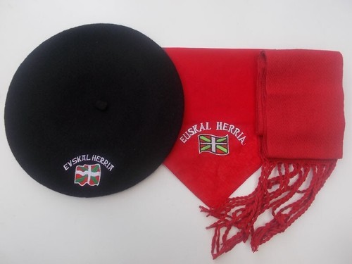 Béret basque foulard - béret, ,foulard