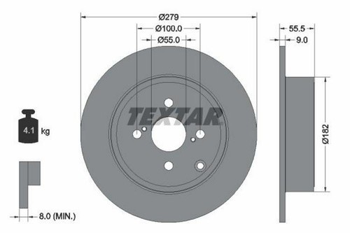 Disque frein p - de, db