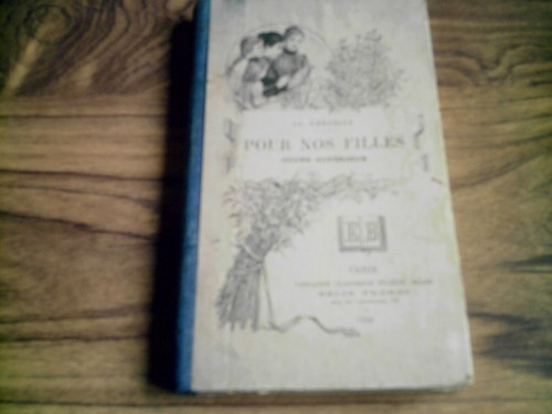 Livre ancien pour - nos, filles