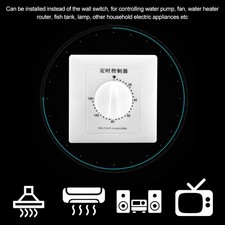 220V Water Pump Timer Mechanical Countdown Indoor Intelligent Time Switch