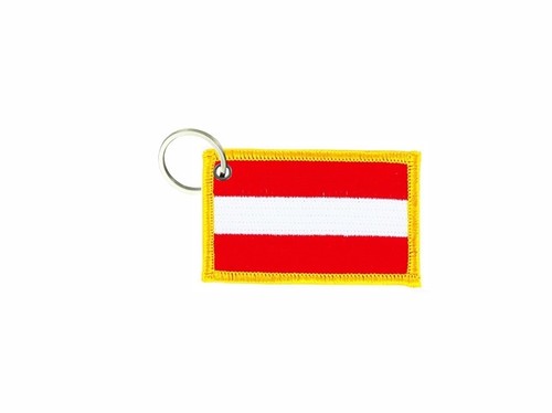 Porte cle cles clef brode