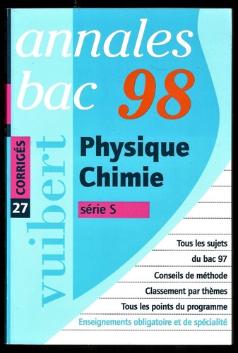 Annales bac - annales, 98