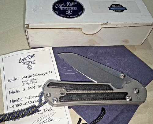 Chris reeve large sebenza - large, 21