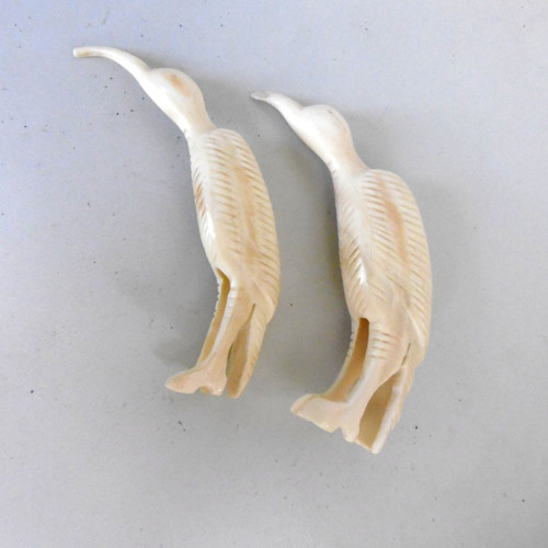 Sculpture oiseaux os ou - en,