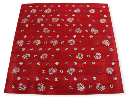 Rouge tapis 200x200 100 - 200x200, cm