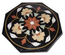18 " Noir Marbre Table Top