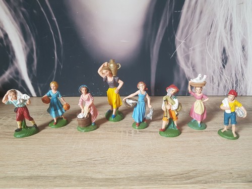 Anciens santons plastique - santons,