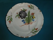 XVIII° ANCIENNE ASSIETTE EN