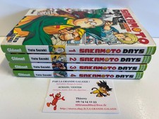Lot Mangas découverte Sakamoto Days tomes 1 à 4 Shonen Yuto Suzuki Glénat Action
