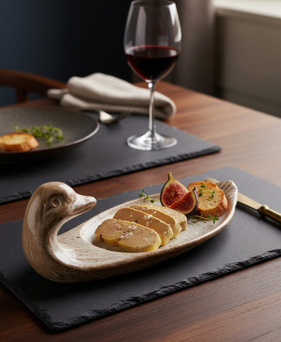 Plat service tête - plat, de