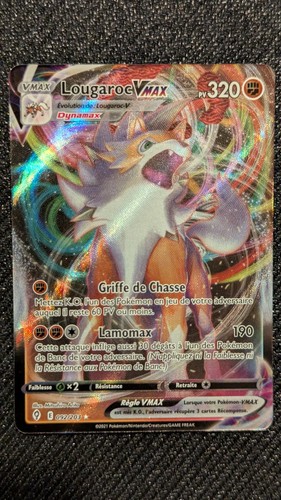 Carte pokémon lougaroc - carte,