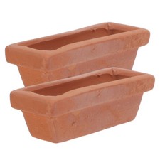 2 Pcs Petit Pot En Terre Cuite
