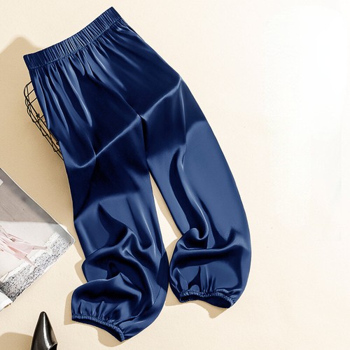 Pantalons tapered satin - tapered,