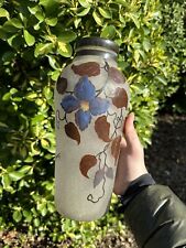 Vase & Nancea & Pate De Verre & Dégagé À L’acide No Gallé Daum