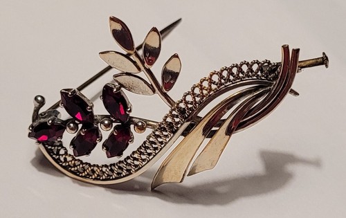 Bijou vintage broche fleur - vintage,