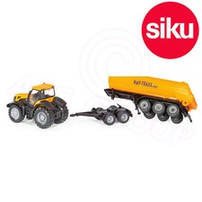 Siku Non 1858 1:87 Jcb 8250 Tracteur Wth Remorque Dolly + Rampe Benne Remorque
