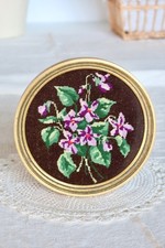 Canevas ancien brodé main