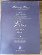 FUZEAU FROMAGEOT Violon Volume