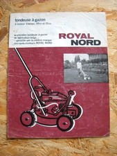 CATALOGUE/BROCHURE TONDEUSE A GAZON ROYAL NORD