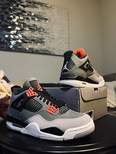 Nike Air Jordan 4 Retro Infrared : 8 US - 41 EU 100 % Legit + OG box