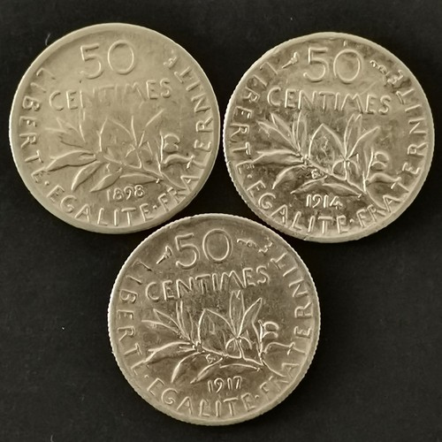 Lot 50 centimes - 3,
