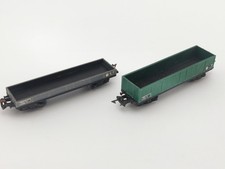 JOUEF GÉNÉRATION 1 ÉCHELLE HO WAGON PLAT ET WAGON TOMBEREAU A BOGIES