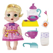 Baby Alive Bubbly Tea Party LaLa GooGoo Doll with Teapot Accessories, Blonde Hai