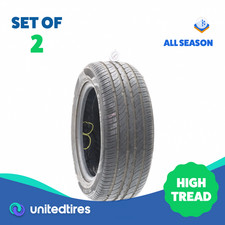 Set of (2) Used 215/55R16