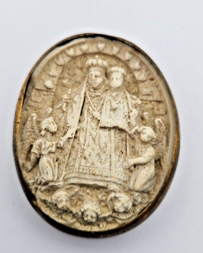 Reliquaire xix siecle vierge - reliquaire,