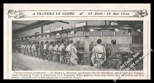 1910 Operator Japanese telephonists phone télephone téléphonistes Japan 