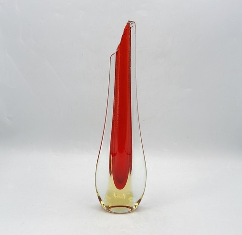 Vase cristal soufflé sommerso