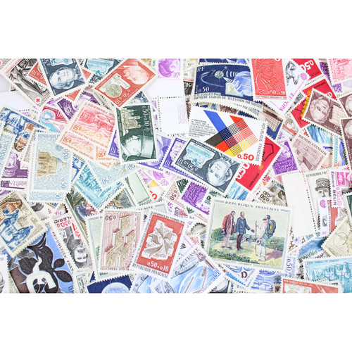 Lot 500 timbres france - 500,
