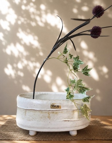 Ancien vase japonais ikebana - ancien,