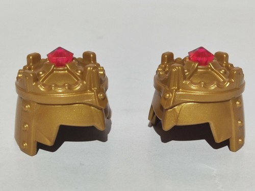 Playmobil lot casques - x2,